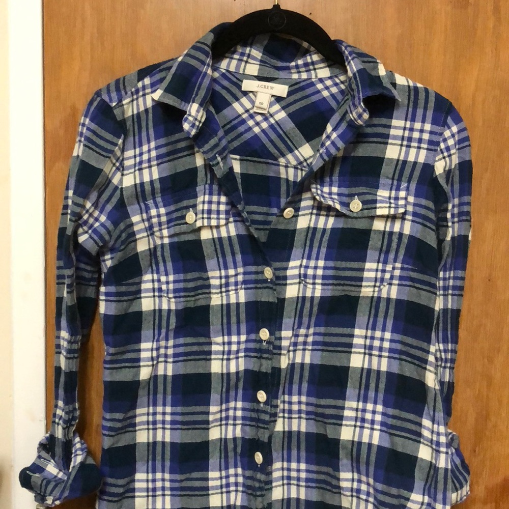 J. Crew Plaid Button Down